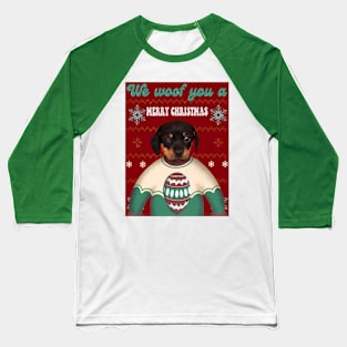 We woof you a merry christmas Baseball T-Shirt